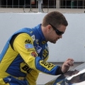 Ricky Stenhouse Jr inspects his car.jpg
