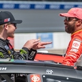 Ty Gibbs+Bubba Wallace chat