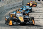 6 Felix Rosenqvist leads race action