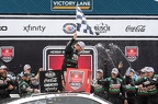 Victory lane and celebrations