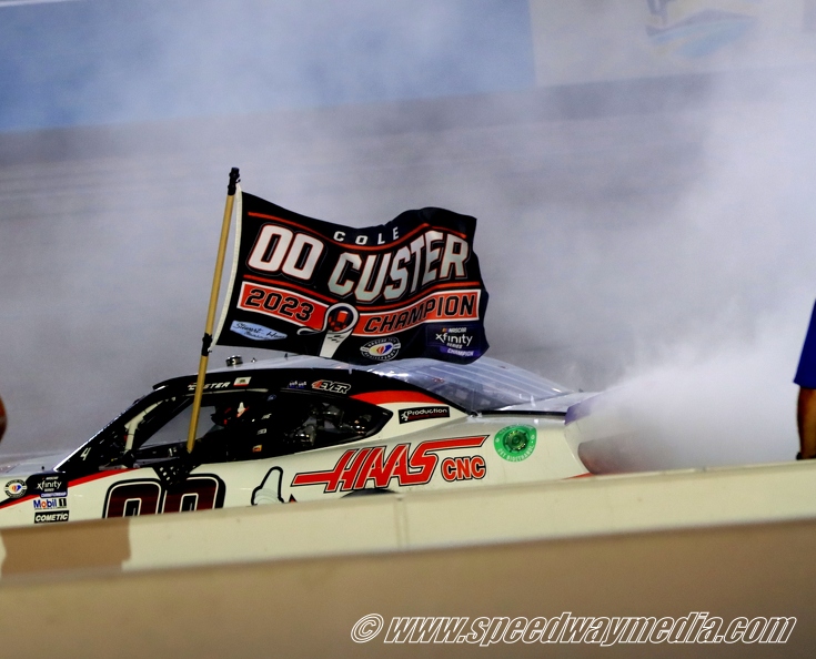 Cole Custer champion burn out.JPG