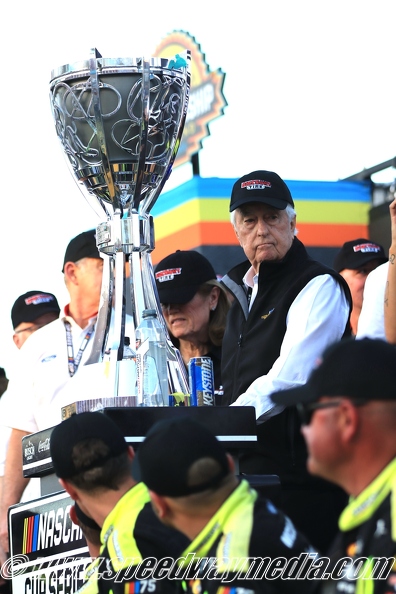 Team Owner Roger Penski with Championship Trophy.JPG