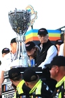 Team Owner Roger Penski with Championship Trophy