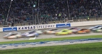 Green flag is oit, cars up to speed